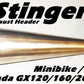 Mini Bike Stinger Exhaust Header for Honda GX160 / GX200 and clones